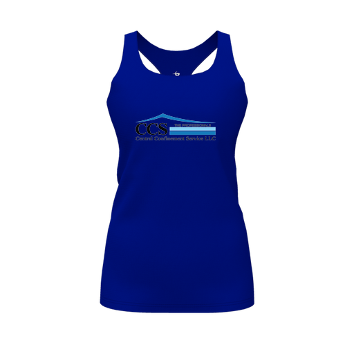 [FT0TRBRY-FYS-LOGO1] Decker Racerback Tank Top (Female Youth S, Royal, Logo 1)