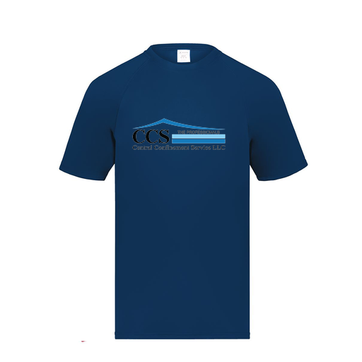 [2791.065.S-LOGO1] Youth Smooth Sport T-Shirt (Youth S, Navy, Logo 1)