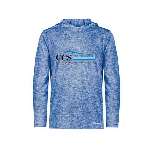 [FOLHCGRY-YS-LOGO1] Decker Youth Charge Hoodie (Youth S, Royal, Logo 1)