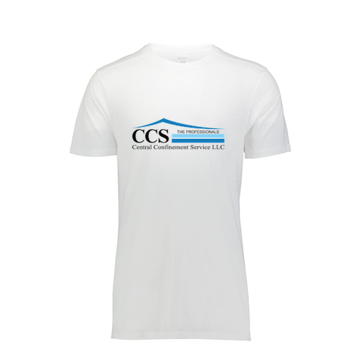 [FTSCUBWH-AS-LOGO1] Decker Men's Tri-Blend T-Shirt - Short Sleeve (Adult S, White, Logo 1)