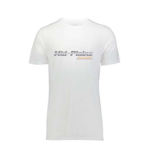 [FTSCUBWH-AS-LOGO2] Decker Men's Tri-Blend T-Shirt - Short Sleeve (Adult S, White, Logo 2)