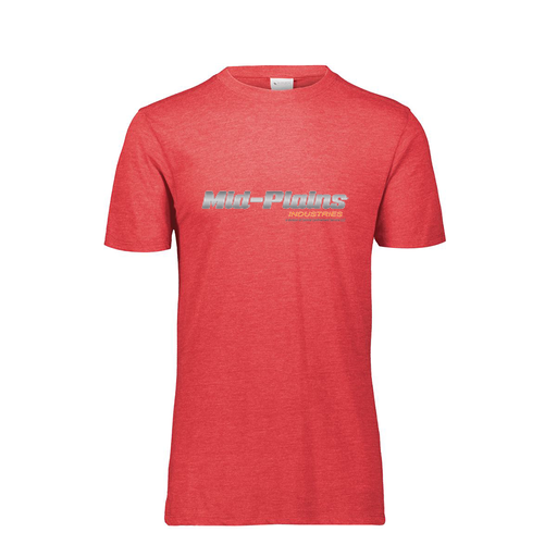 [FTSCUBRD-AS-LOGO2] Decker Men's Tri-Blend T-Shirt - Short Sleeve (Adult S, Red, Logo 2)