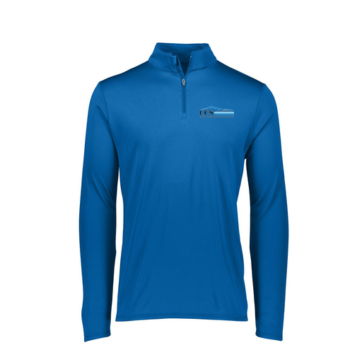 [FTLQFLRY-FAXS-LOGO1] Decker Women's Flex-Lite 1/4 Zip Shirt (Female Adult XS, Royal, Logo 1)
