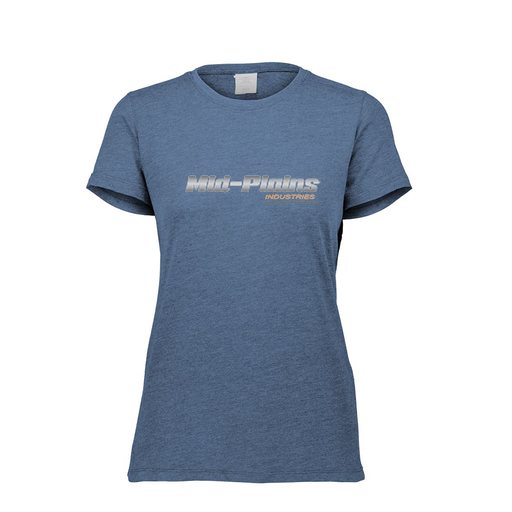 [FTSCUBNV-FAXS-LOGO2] Decker Women's Tri-Blend T-Shirt - Short Sleeve (Female Adult XS, Navy, Logo 2)