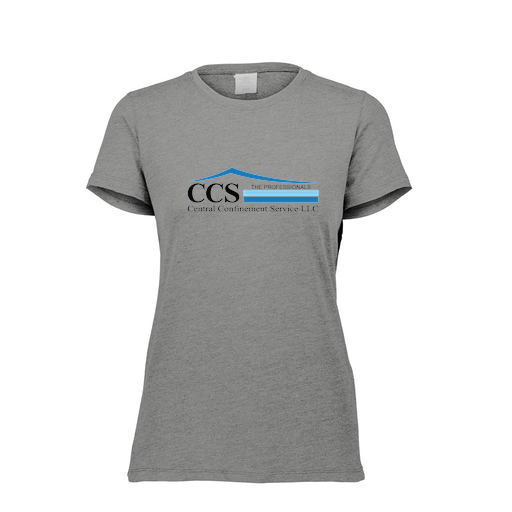 [FTSCUBGY-FAXS-LOGO1] Decker Women's Tri-Blend T-Shirt - Short Sleeve (Female Adult XS, Gray, Logo 1)