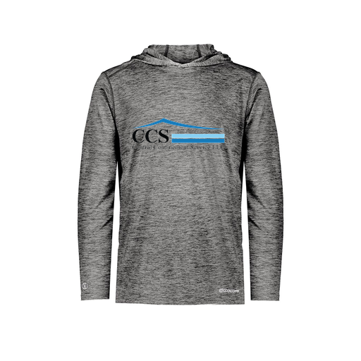 [FOLHCGBK-YS-LOGO1] Decker Youth Charge Hoodie (Youth S, Black, Logo 1)